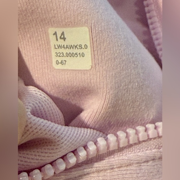 LULULEMON DEFINE MEADOWSWEET PINK sz 14 LUON - Picture 11 of 12